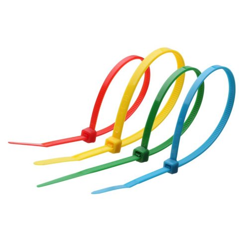 Стяжки нейлоновые Fortisflex КСС 3x100 (ж) (100шт.) желтые картинка